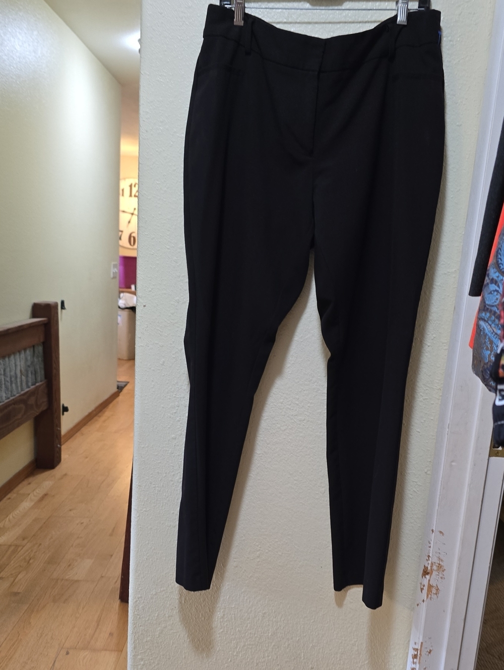 Soho Apparel Black Straight-Leg Women's Pants